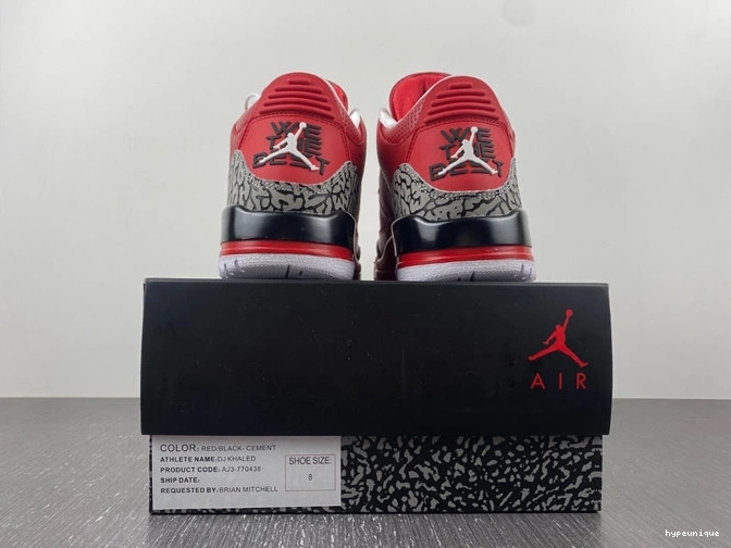 HYPE Khaled DJ Jordan Grateful Sleek 3 3822 AJ3- Retro 1028